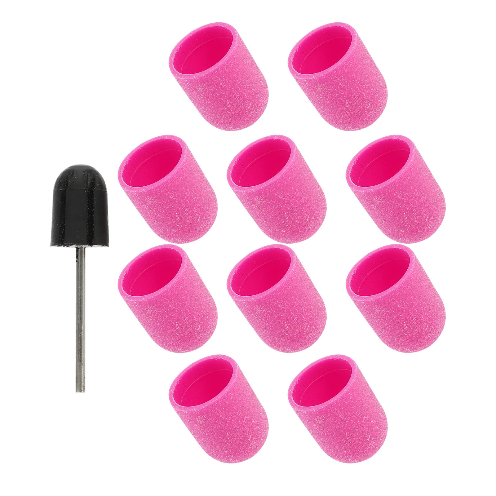 10 Pcs Nail Buffing Block Sand Cap Tools for Electric File Manicure Grinding Plastic
10 Pcs Nail Buffing Block Sand Cap Tools for Electric File Manicure Grinding Plastic