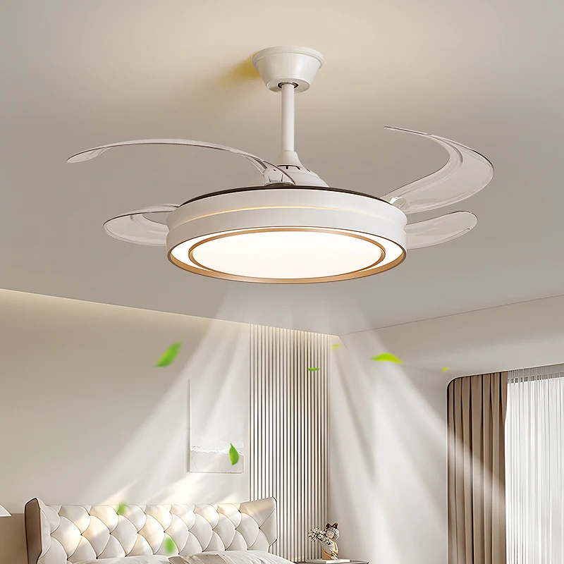 Invisible Fan Lamp Dining Living Room Bedroom Ceiling Fan Lamp Household Smart Variable Frequency Fan With Chandelier Integrated
Invisible Fan Lamp Dining Living Room Bedroom Ceiling Fan Lamp Household Smart Variable Frequency Fan With Chandelier Integrated