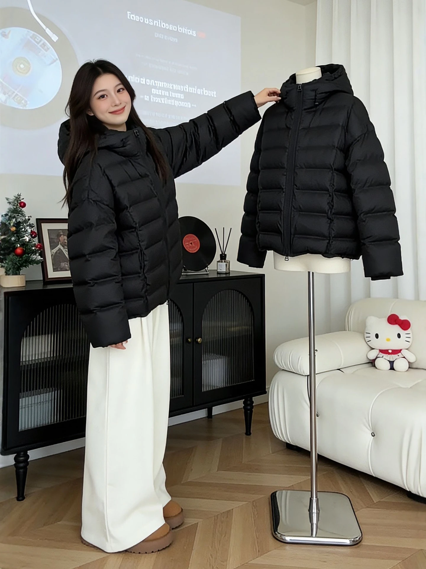 Winter Faion plus Size Women's Hooded down Cotton Jaet And Casual Pants Set Simple Unique Sle Warm And Comfortable
Winter Faion plus Size Women's Hooded down Cotton Jaet And Casual Pants Set Simple Unique Sle Warm And Comfortable