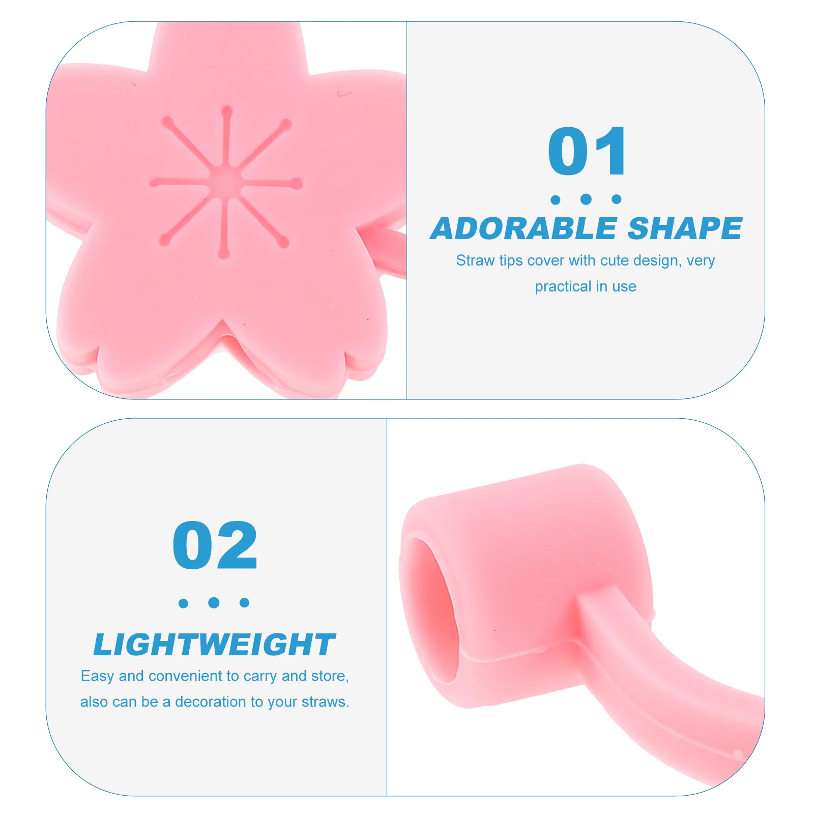 6pcs Silicone Straw Dust Cap Leakproof Sealing Plug for 6 8mm Straws Cartoon Design Tumbler Protector Outdoor Bar Accessories
6pcs Silicone Straw Dust Cap Leakproof Sealing Plug for 6 8mm Straws Cartoon Design Tumbler Protector Outdoor Bar Accessories