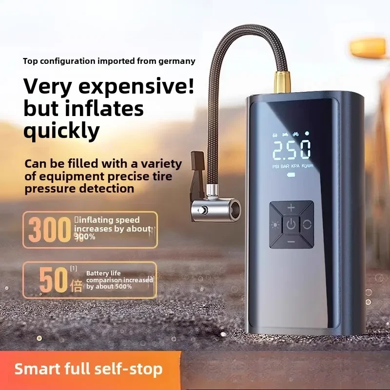 Car wireless inflatable pump for automobile portable air pump electric car tire high pressure air pump
Car wireless inflatable pump for automobile portable air pump electric car tire high pressure air pump