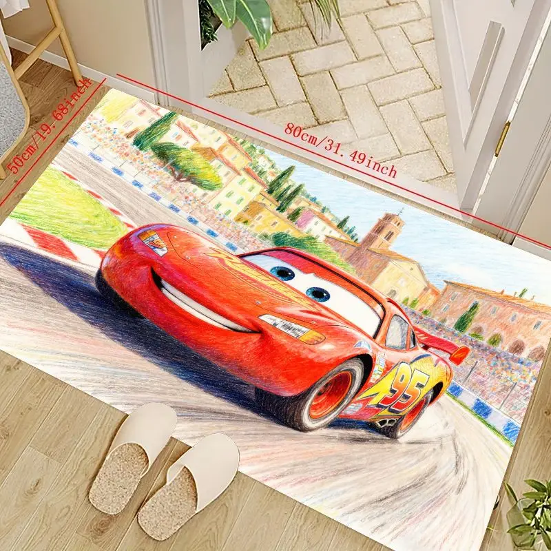 1 шт., напольный коврик Disney Pixar Cars Lightning McQueen для детской спальни, игровой комнаты, противоскользящий коврик с мультяшным гоночным автомобилем, моющийся ребенок
1 шт., напольный коврик Disney Pixar Cars Lightning McQueen для детской спальни, игровой комнаты, противоскользящий коврик с мультяшным гоночным автомобилем, моющийся ребенок