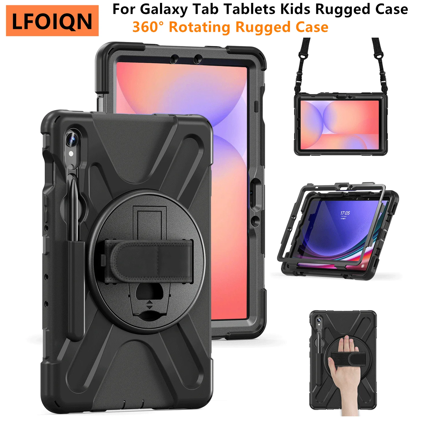 LFOIQN 360° Rotating Rugged Case For Samsung Galaxy Tab S10 Lite 10.9 SM-X400 X406B X406F S7 S8 S9 FE Plus S10 Ultra Stand Cover
LFOIQN 360° Rotating Rugged Case For Samsung Galaxy Tab S10 Lite 10.9 SM-X400 X406B X406F S7 S8 S9 FE Plus S10 Ultra Stand Cover