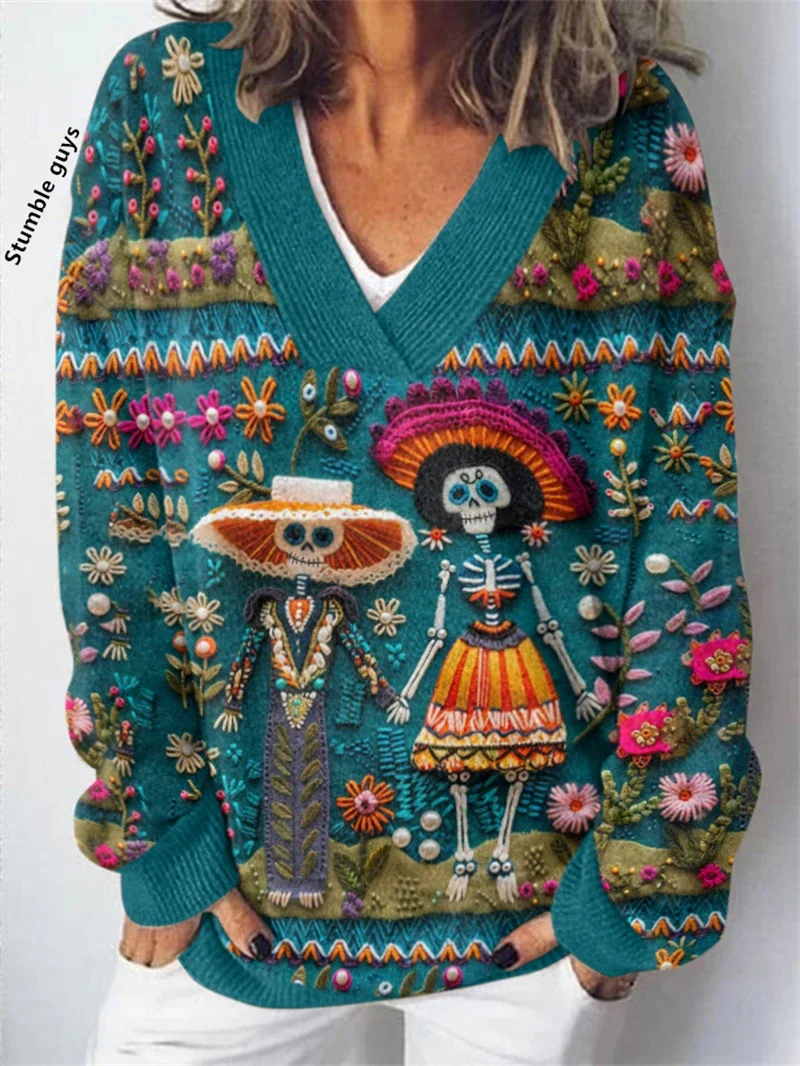 Autumn Winter Sweater Women's Christmas Fashion Casual European American Soft Snowman Deer Dog Print Y2K Knit Top
Autumn Winter Sweater Women's Christmas Fashion Casual European American Soft Snowman Deer Dog Print Y2K Knit Top