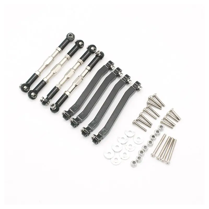 ABXE-4X Metal Chassis Pull Rods Link Suspension Tie Rod For MN D90 D91 D96 D99 D99S MN90 MN99S 1/12 RC Car Parts,Black
ABXE-4X Metal Chassis Pull Rods Link Suspension Tie Rod For MN D90 D91 D96 D99 D99S MN90 MN99S 1/12 RC Car Parts,Black
