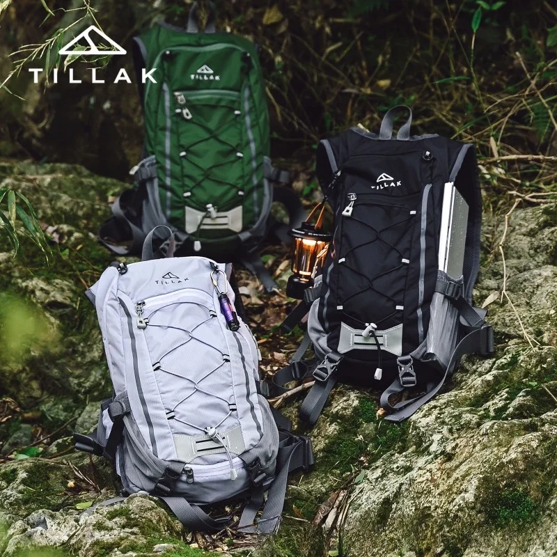 TILLAK 20L Hiking Backpack Lightweight Waterproof Nylon Trekking Bag with Reflective Strip for Outdoor Camping Cycling Hiking
TILLAK 20L Hiking Backpack Lightweight Waterproof Nylon Trekking Bag with Reflective Strip for Outdoor Camping Cycling Hiking
