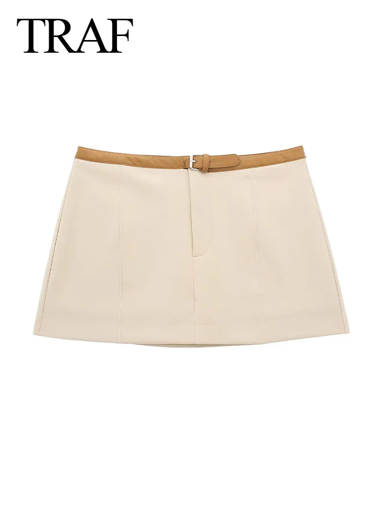 TRAF Summer Woman Fashion Short Pants Solid High Waist Belt Zipper Skirt Shorts Wild Commute Streetwear Chic Female Culottes
TRAF Summer Woman Fashion Short Pants Solid High Waist Belt Zipper Skirt Shorts Wild Commute Streetwear Chic Female Culottes