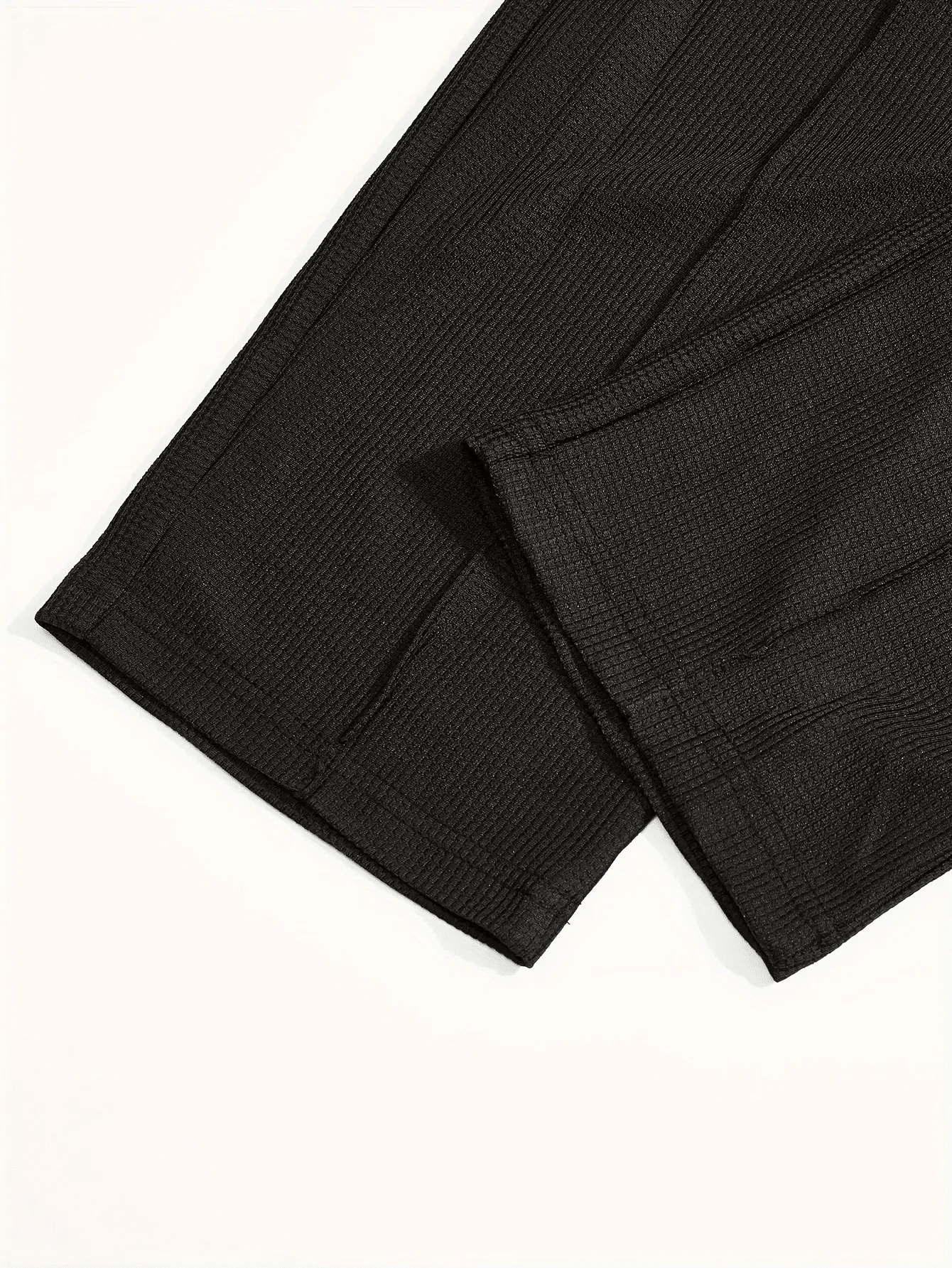 Mens 2-Pack Solid Waffle Knit Long Sleeve Pullover And Drawstring Trousers Casual Set
Mens 2-Pack Solid Waffle Knit Long Sleeve Pullover And Drawstring Trousers Casual Set