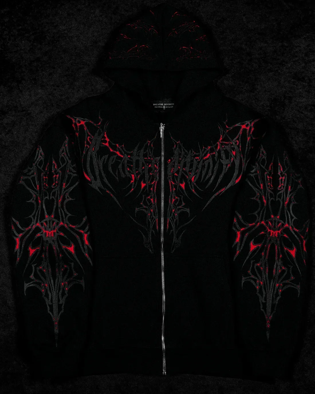 Breathable Gothic printed hoodie oversized Y2K long sleeved hoodie dark textured printed Mayfem Gmy men's sportswear jacket
Breathable Gothic printed hoodie oversized Y2K long sleeved hoodie dark textured printed Mayfem Gmy men's sportswear jacket