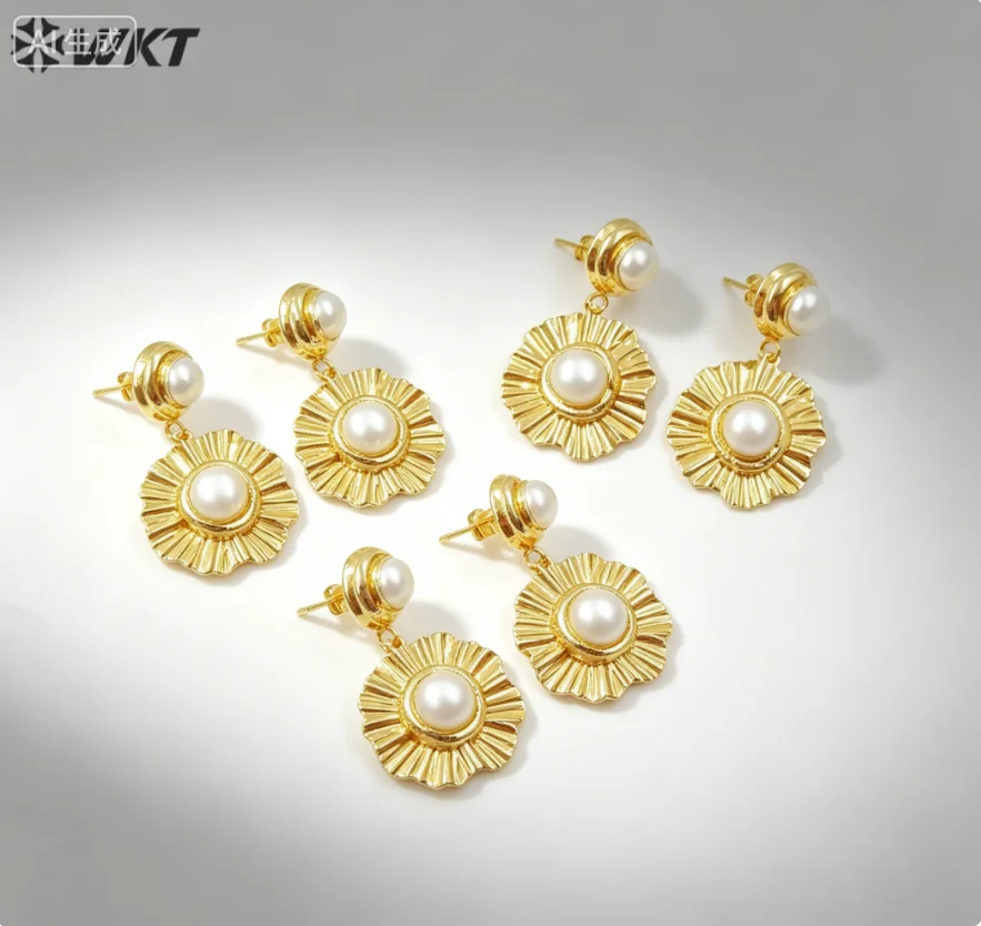 WT-MPE126 Special And Vivid Sunflower Design With Pearl 18K Gold Plated Earring For Women Beach Style Fine Accessories
WT-MPE126 Special And Vivid Sunflower Design With Pearl 18K Gold Plated Earring For Women Beach Style Fine Accessories