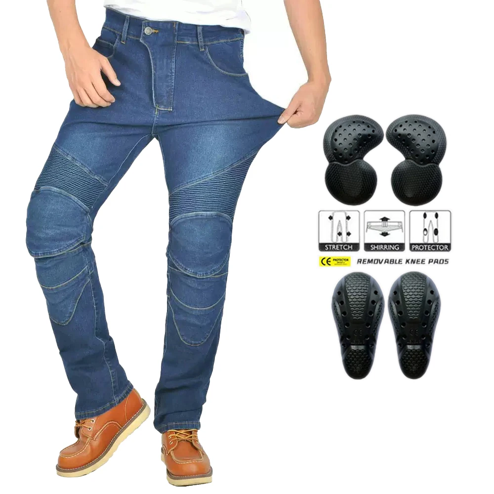 New All Seasons Men Straight Elastic Motorcycle Riding Jeans Anti-fal Level 2 Gears Motorcycle Black Rider Racing Denim Pants
New All Seasons Men Straight Elastic Motorcycle Riding Jeans Anti-fal Level 2 Gears Motorcycle Black Rider Racing Denim Pants