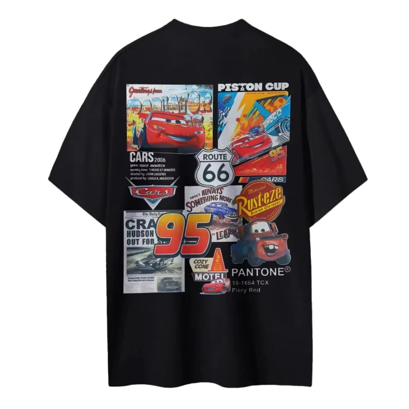 MINISO Disney Crazy Racing CarsLightning McQueen Men Women Summer New Fashion Cotton Breathable Unisex Round Neck Anime T-shirt
MINISO Disney Crazy Racing CarsLightning McQueen Men Women Summer New Fashion Cotton Breathable Unisex Round Neck Anime T-shirt