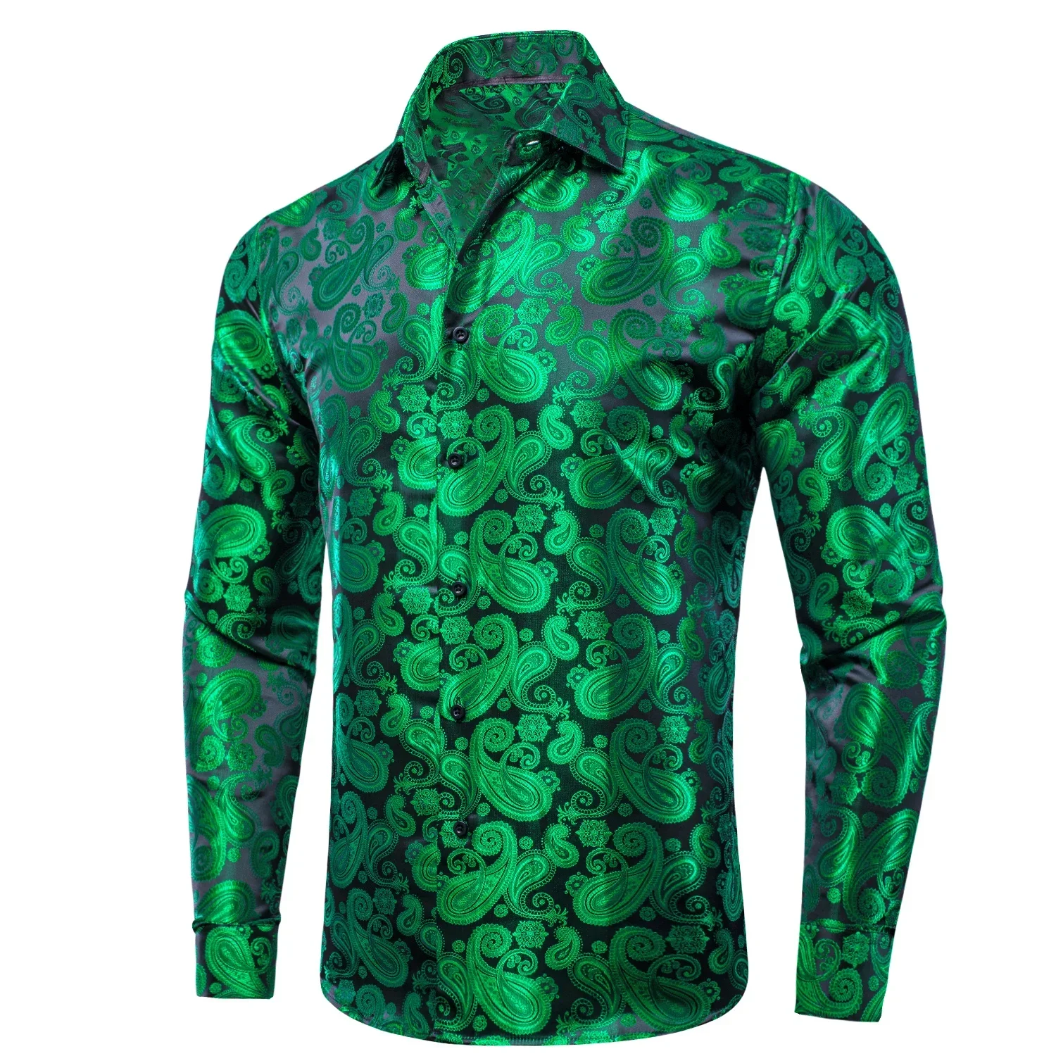 Jacquard Silk Mens Shirts Lapel Long Sleeve Wedding Business Shirt Cowboy High Quality Blue Gold Green Purple White Black
Jacquard Silk Mens Shirts Lapel Long Sleeve Wedding Business Shirt Cowboy High Quality Blue Gold Green Purple White Black