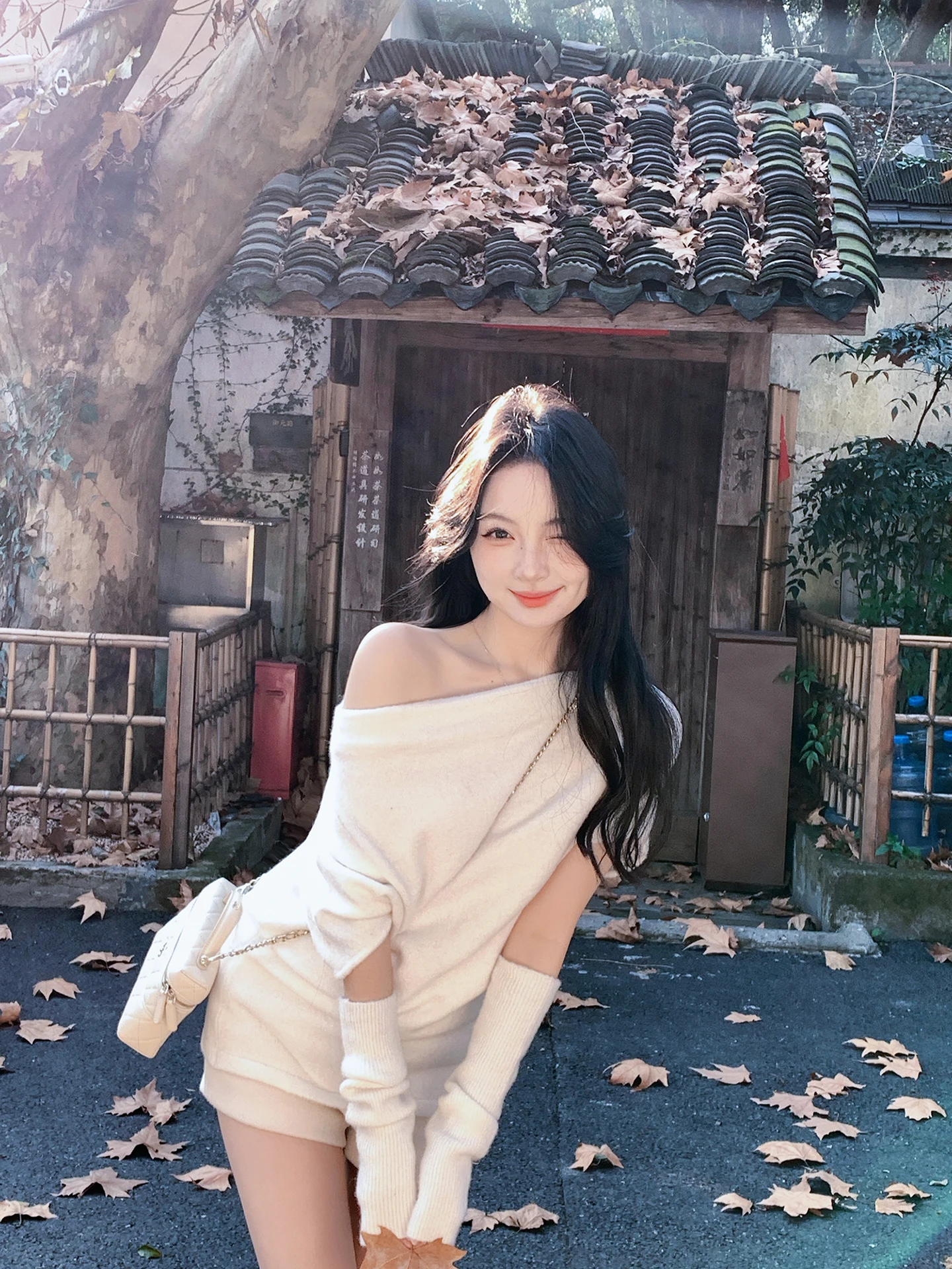 White Wool Blend Sve Covers Women's Early Spring oulder Bared Side oulder Top Pure Desire Sle Sweet Sle Regular Fit
White Wool Blend Sve Covers Women's Early Spring oulder Bared Side oulder Top Pure Desire Sle Sweet Sle Regular Fit