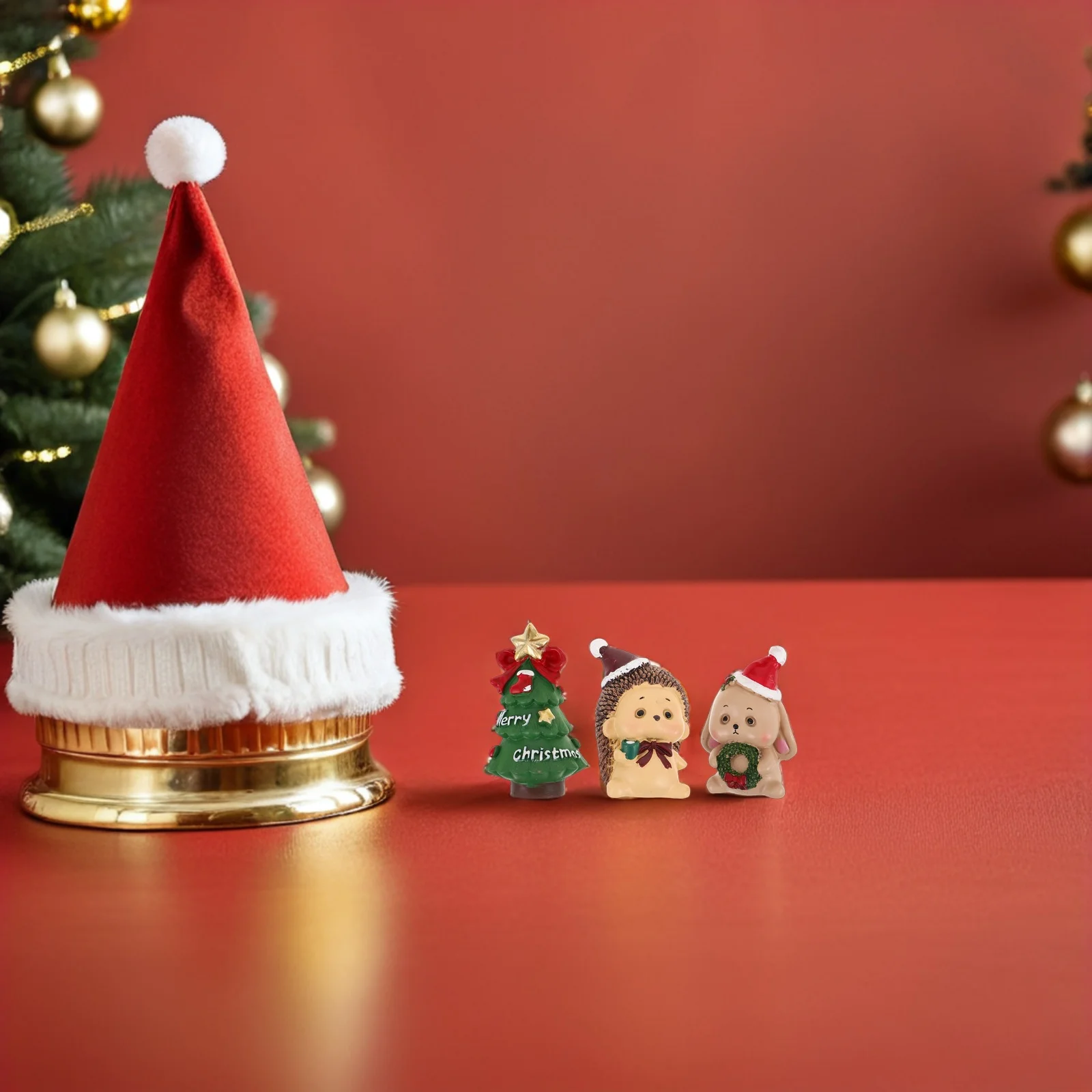 6pcs Christmas Decorative Miniatures Resin Santa Snowman Rabbit Bear Hedgehog Figurines For Holiday Party Favors Xmas Goodie Bag
6pcs Christmas Decorative Miniatures Resin Santa Snowman Rabbit Bear Hedgehog Figurines For Holiday Party Favors Xmas Goodie Bag