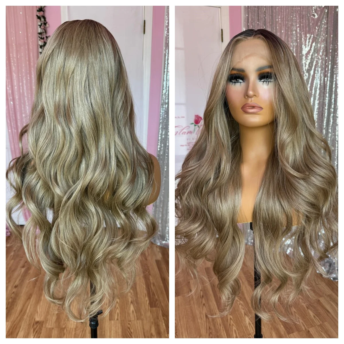 Synthetic Women Wig Ash Dirty Blonde Glueless Lace Front Wig Pre Plucked Hairline Long Natural Wavy High Density For Women
Synthetic Women Wig Ash Dirty Blonde Glueless Lace Front Wig Pre Plucked Hairline Long Natural Wavy High Density For Women