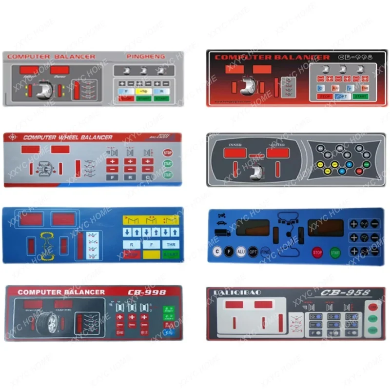 Various Types of Tyre Balancing Machine Press Key Board Balance Meter Touch Switch Control Panel Display Screen
Various Types of Tyre Balancing Machine Press Key Board Balance Meter Touch Switch Control Panel Display Screen