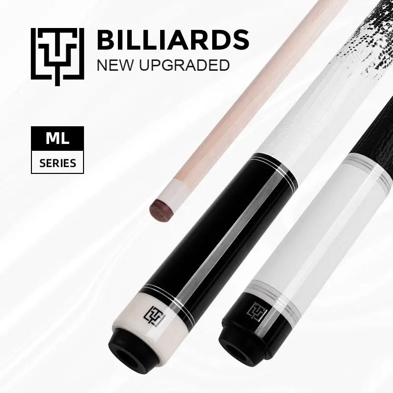 TY 2024 Новое поступление ML серия бильярдный кий 12,5 мм наконечник качественный кленовый вал радиальный шарнир кожаная обмотка Taco De Billar
TY 2024 Новое поступление ML серия бильярдный кий 12,5 мм наконечник качественный кленовый вал радиальный шарнир кожаная обмотка Taco De Billar
