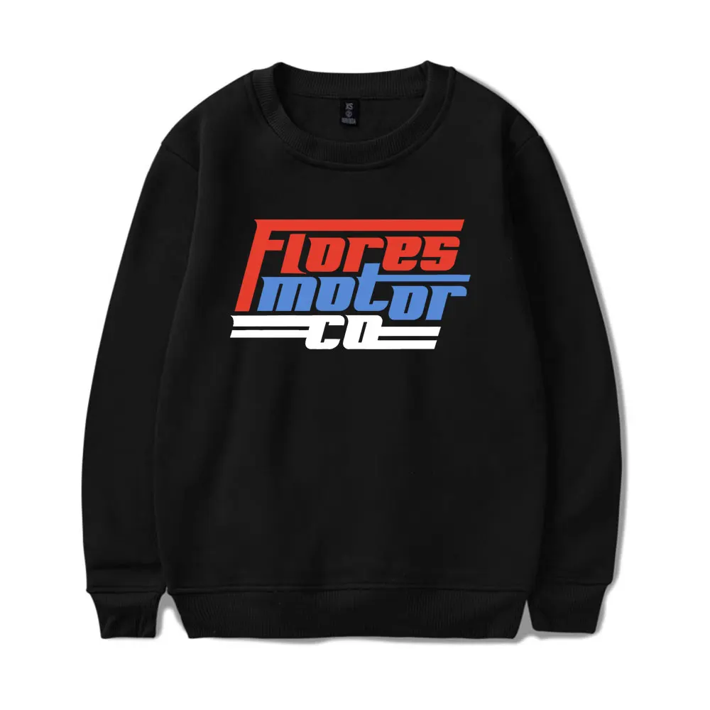 Wyatt Flores Crew Neck Pullover Sweatshirt Unisex Flores Motor Co Graphic Print Casual Top for Workout Daily Lounging
Wyatt Flores Crew Neck Pullover Sweatshirt Unisex Flores Motor Co Graphic Print Casual Top for Workout Daily Lounging