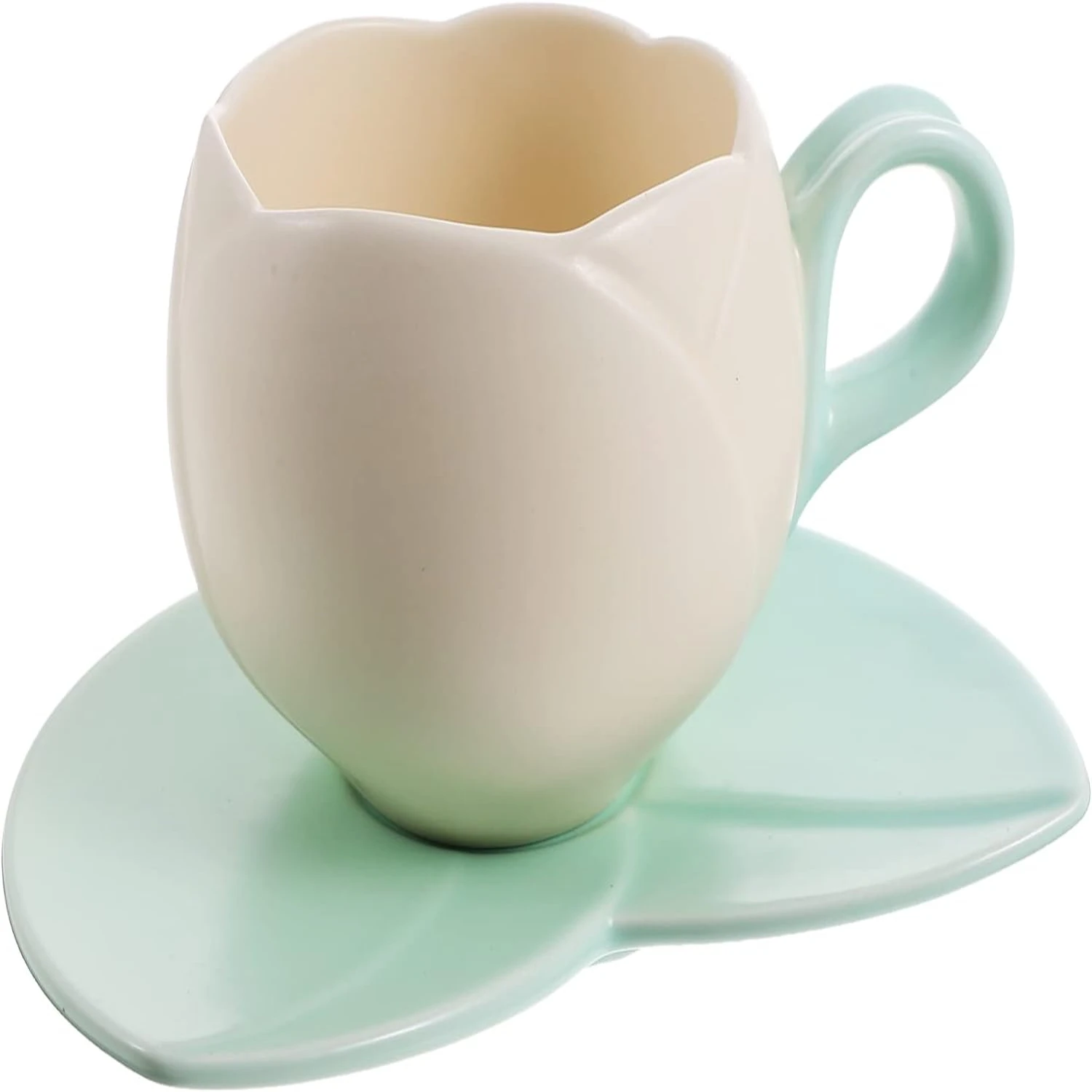 Stylish Elegant Chic Beige Porcelain Tulip Cup And Saucer Set - Elegant And Beautiful Tea Cup With Stylish Tulip Flower Desi
Stylish Elegant Chic Beige Porcelain Tulip Cup And Saucer Set - Elegant And Beautiful Tea Cup With Stylish Tulip Flower Desi