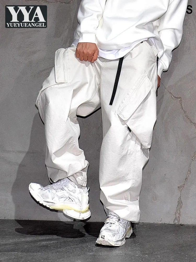 2025 New Fashion Males Vintage Jeans Big Pockets Elastic Waist Sashes Wide Leg Workwear Loose Fit Straight Casual Denim Pants
2025 New Fashion Males Vintage Jeans Big Pockets Elastic Waist Sashes Wide Leg Workwear Loose Fit Straight Casual Denim Pants