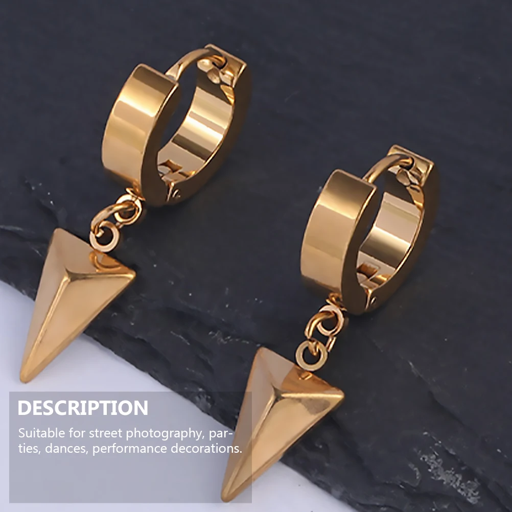 Earrings Punk Style Earrings Hip-Hop Street Earrings Triangle Pendant Earrings Decoration Earrings
Earrings Punk Style Earrings Hip-Hop Street Earrings Triangle Pendant Earrings Decoration Earrings