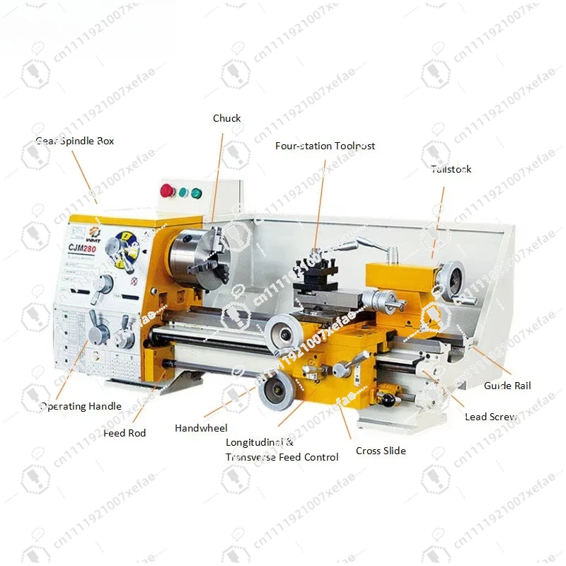 CJM280 38mm Hole Table Small Manual Metal Lathe
CJM280 38mm Hole Table Small Manual Metal Lathe