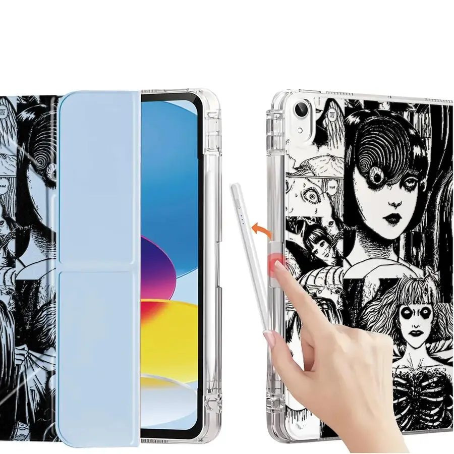 Чехол-подставка для планшетов iPad Air M3 M4 M2 Pro 11-го, 7-го, Pro 10-го, 9-го, 8-го поколений, Mini 6, 7, Air 1, 2, 4, 5 с дизайном «Комиксы: Девушка-хоррор»
Чехол-подставка для планшетов iPad Air M3 M4 M2 Pro 11-го, 7-го, Pro 10-го, 9-го, 8-го поколений, Mini 6, 7, Air 1, 2, 4, 5 с дизайном «Комиксы: Девушка-хоррор»