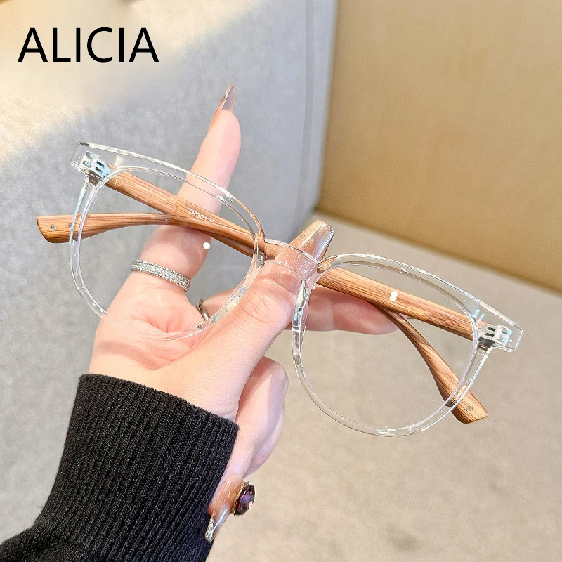ALICIA New Fashion Retr Round Full Frame Ultra light TR90 Transparent Eyewear Optical Prescription Frames Man Woman
ALICIA New Fashion Retr Round Full Frame Ultra light TR90 Transparent Eyewear Optical Prescription Frames Man Woman