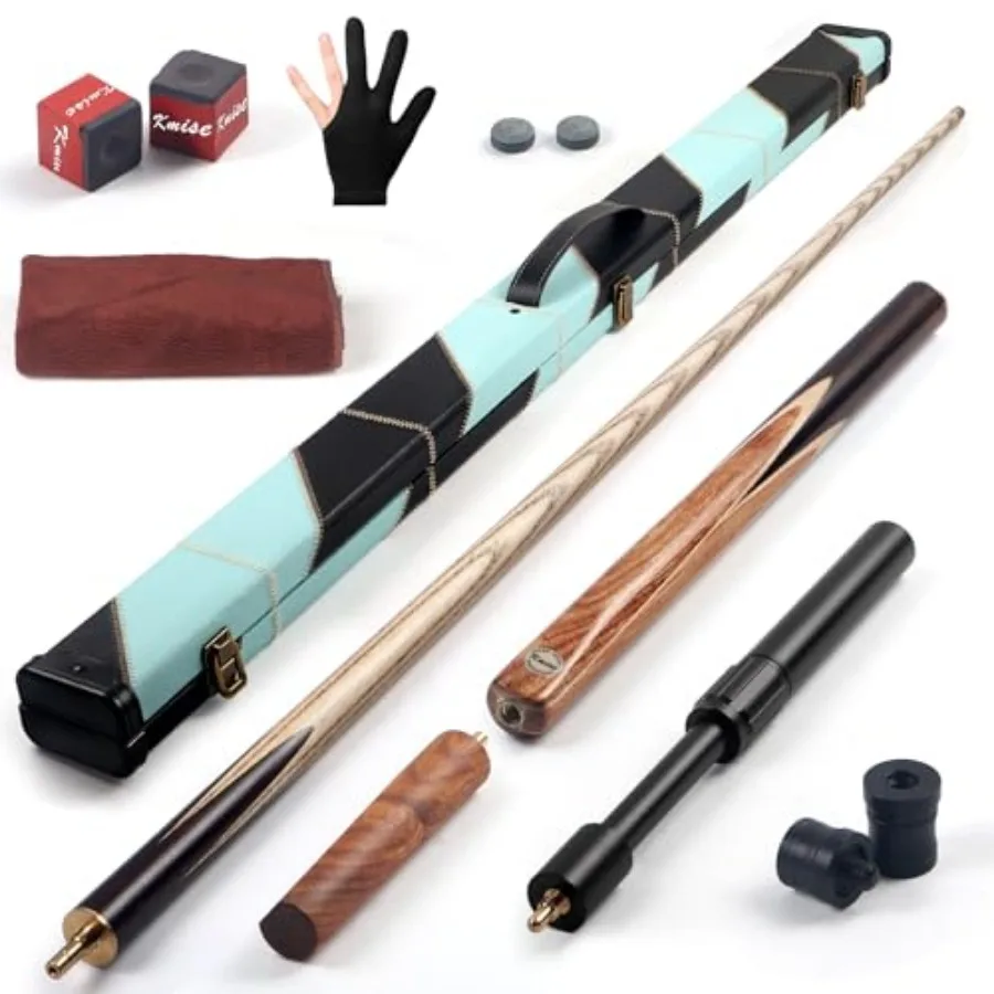 3/4 Split Snooker Pool Cue, 57", 9mm Tips, 19, Billiard Cue Stick, Handicraft, 4-Face Spliced, Professional Pool Stick with 2 E
3/4 Split Snooker Pool Cue, 57", 9mm Tips, 19, Billiard Cue Stick, Handicraft, 4-Face Spliced, Professional Pool Stick with 2 E