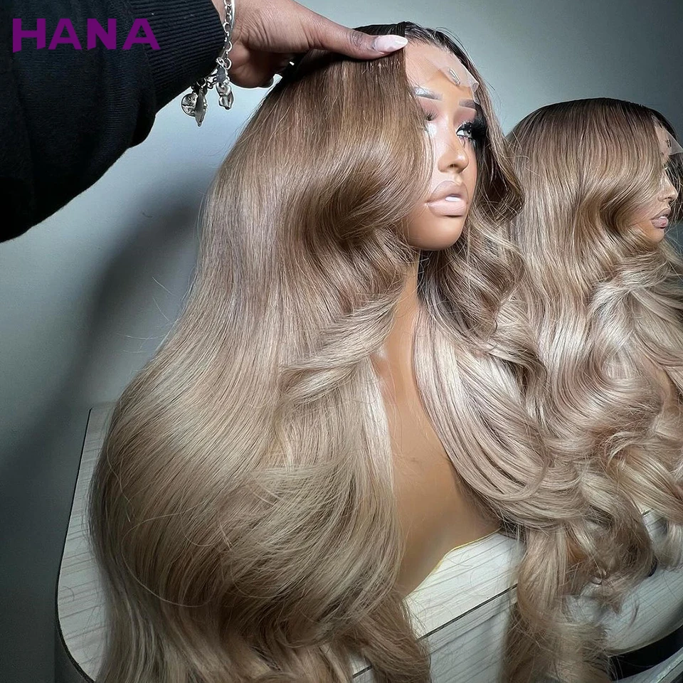 200% Density Ombre Ash Blonde Colored 5X5 Lace Closure Wig Full Thick Human Hair For Women Body Wave 13X6 13X4 Lace Frontal Wig
200% Density Ombre Ash Blonde Colored 5X5 Lace Closure Wig Full Thick Human Hair For Women Body Wave 13X6 13X4 Lace Frontal Wig