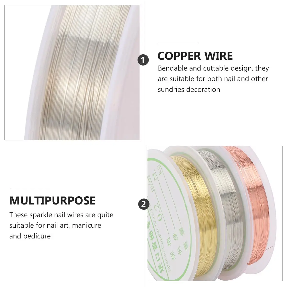 3 Rolls Sparkle Wires Gold Thread DIY Ornaments Bendable Cuttable Design Suitable for Nail Decorations Easy to Use for Nail
3 Rolls Sparkle Wires Gold Thread DIY Ornaments Bendable Cuttable Design Suitable for Nail Decorations Easy to Use for Nail