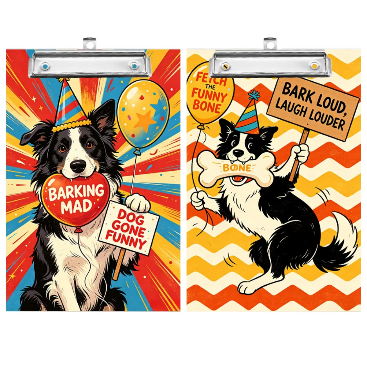 1pc A4 border collie Theme Wordpad Clip Double sided printing is suitable for note form files and drawing sizes
1pc A4 border collie Theme Wordpad Clip Double sided printing is suitable for note form files and drawing sizes