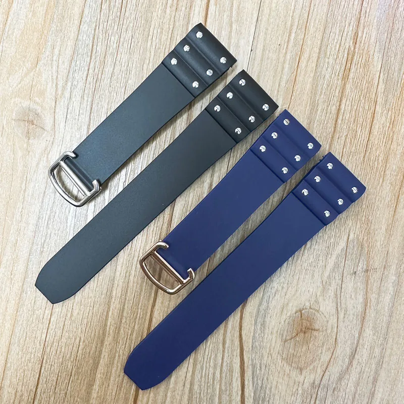 For Cartier Santos strap Silicone bracelet High quality Rubber watchband for Waterproof rubber band 21mm black blue wristband
For Cartier Santos strap Silicone bracelet High quality Rubber watchband for Waterproof rubber band 21mm black blue wristband