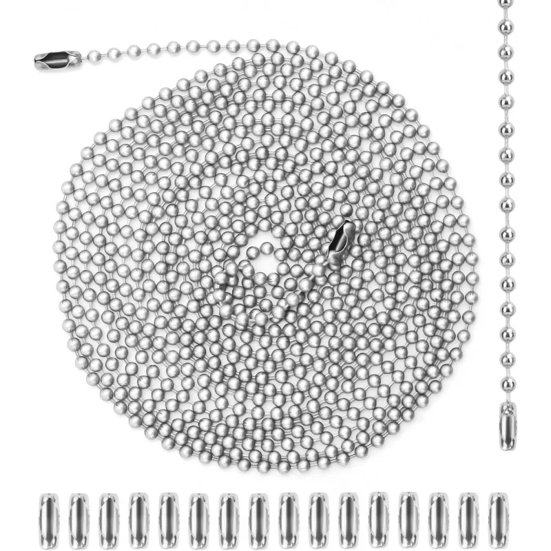 120-дюймовая цепочка для потолочного вентилятора, металлическое удлинение света с 20 разъемами, шариковые ручки из бисера 3 мм, светильник P
120-дюймовая цепочка для потолочного вентилятора, металлическое удлинение света с 20 разъемами, шариковые ручки из бисера 3 мм, светильник P
