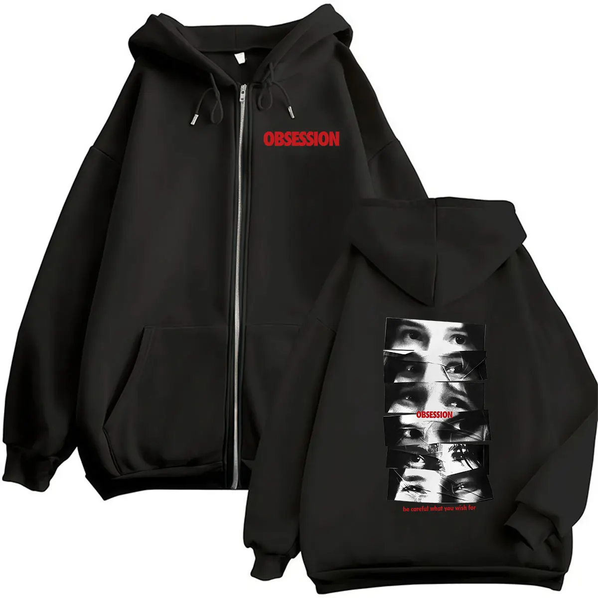 2026 Movie Obsession Nikki Eyes Zipper Hoodie Men Women's Vintage Long Sleeve Fashion Sweatshirt Casual Oversized Jacket Hooded
2026 Movie Obsession Nikki Eyes Zipper Hoodie Men Women's Vintage Long Sleeve Fashion Sweatshirt Casual Oversized Jacket Hooded