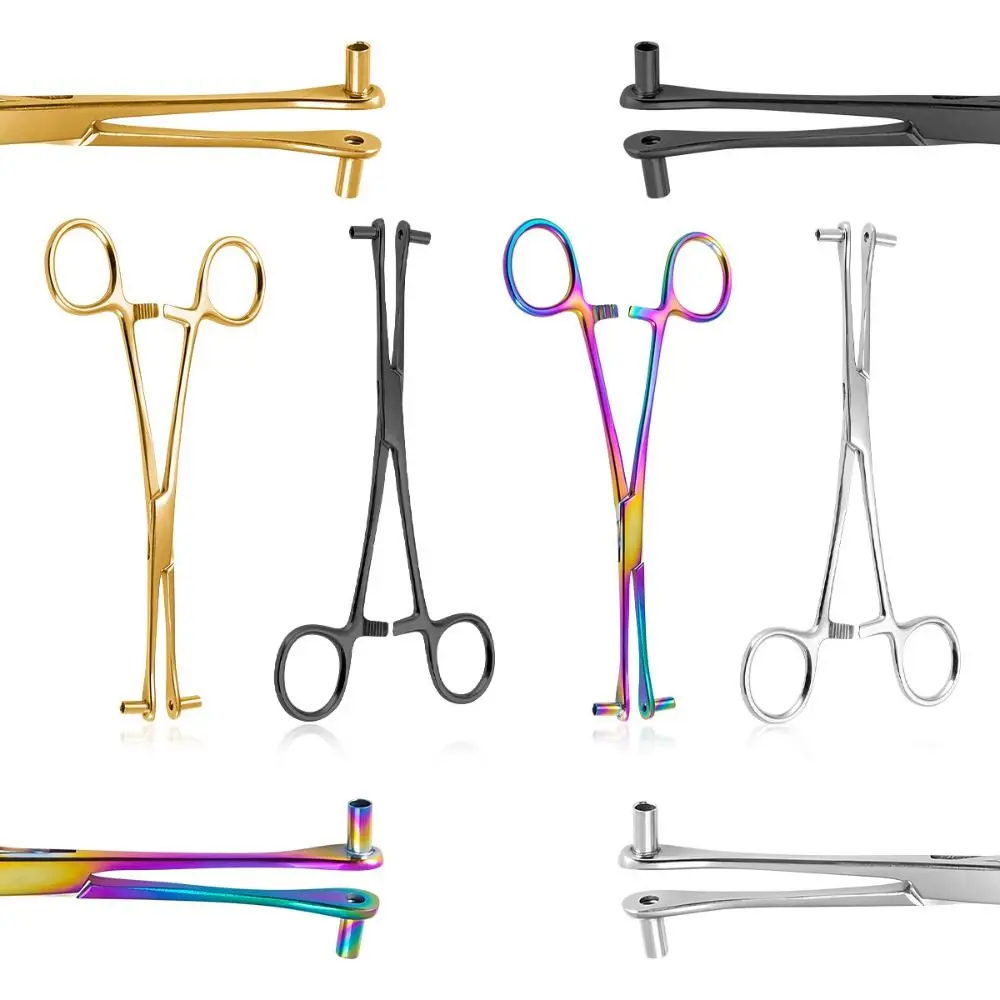 Body Jewelry Tool Stainless Steel Piercing Clamp Body Piercing Piercing Tools Disposable Professional Tool Tweezers
Body Jewelry Tool Stainless Steel Piercing Clamp Body Piercing Piercing Tools Disposable Professional Tool Tweezers