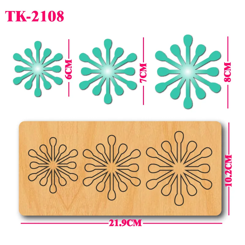 Multi-Size Sunflower Leather Cutting Die, Wooden Mould for DIY Flower Jewelry & Accessories
Multi-Size Sunflower Leather Cutting Die, Wooden Mould for DIY Flower Jewelry & Accessories