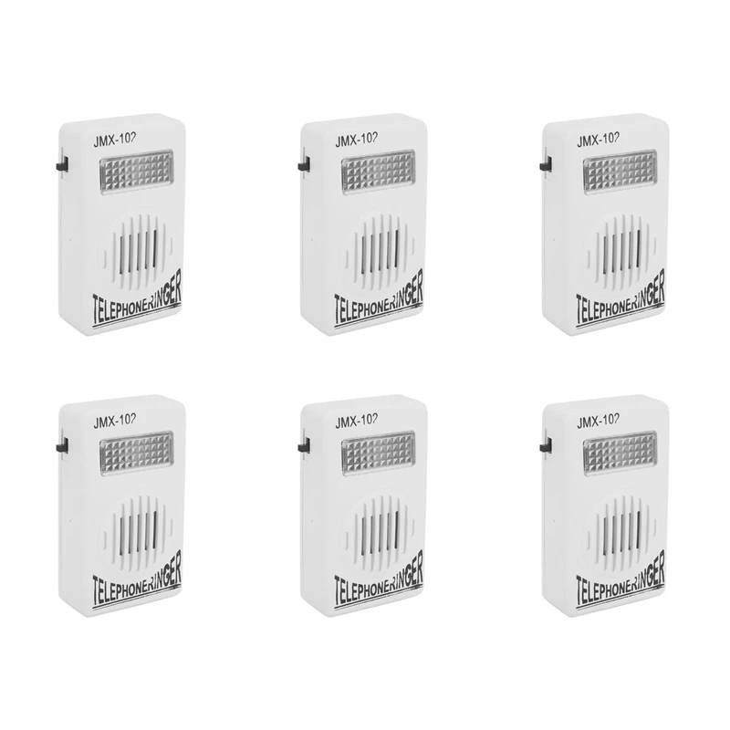 New-6X RJ11 Adapter Louder Telephone Ring Flash Amplifier Ringer For Landline Telephone
New-6X RJ11 Adapter Louder Telephone Ring Flash Amplifier Ringer For Landline Telephone