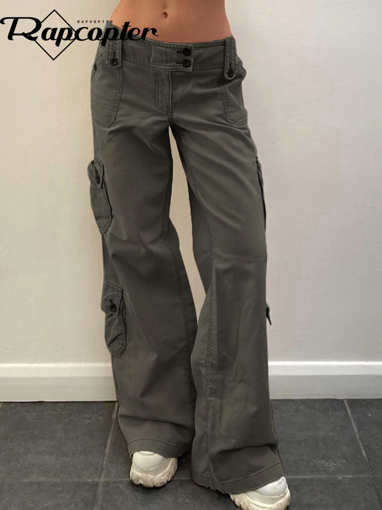 Rapcopter Y2K Bandage Pockets Cargo Jeans Low Waisted Retro Fashion Sweatpants Women Streetwear Grunge Outfits 90s Joggers New
Rapcopter Y2K Bandage Pockets Cargo Jeans Low Waisted Retro Fashion Sweatpants Women Streetwear Grunge Outfits 90s Joggers New