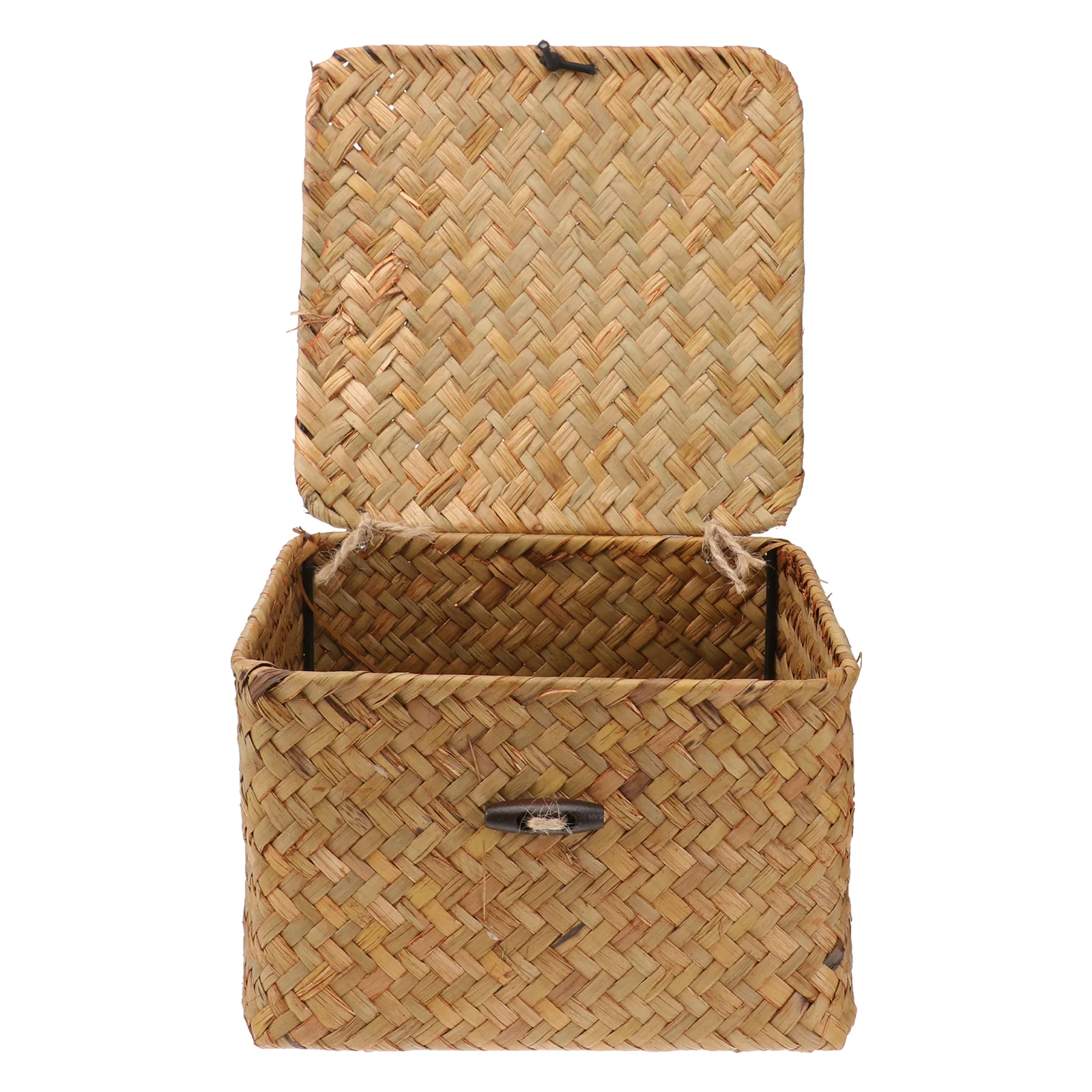 Straw Storage Box Rectangular Woven Basket with Lid for Tea Rings Necklace Organzier Dustproof Container Home Decor
Straw Storage Box Rectangular Woven Basket with Lid for Tea Rings Necklace Organzier Dustproof Container Home Decor