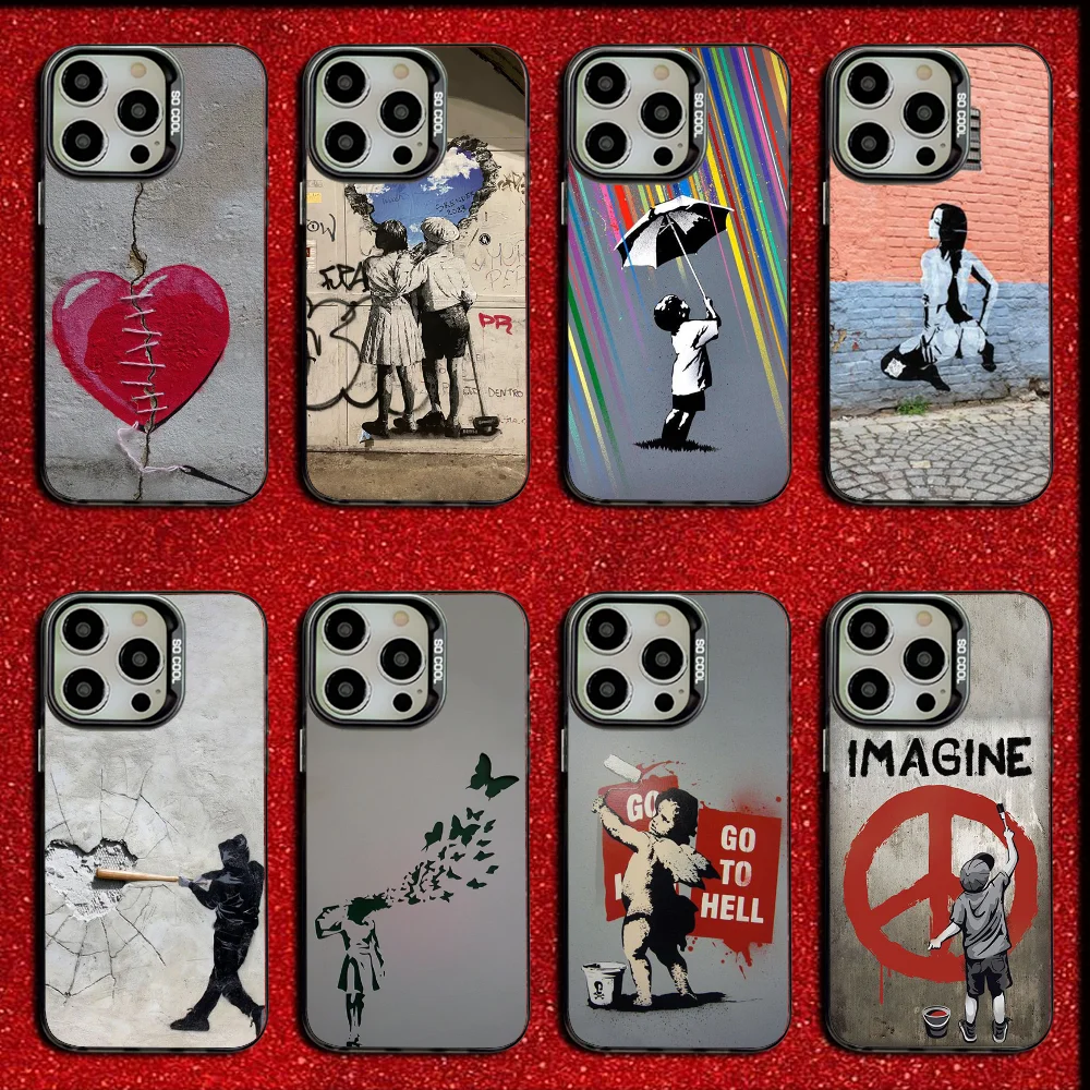 Street Art Banksy Graffiti Phone Case For iPhone 16,15,14,13,12,11,Mini,Pro,MAX Gray Drop Matte Shockproof Soft Cover
Street Art Banksy Graffiti Phone Case For iPhone 16,15,14,13,12,11,Mini,Pro,MAX Gray Drop Matte Shockproof Soft Cover