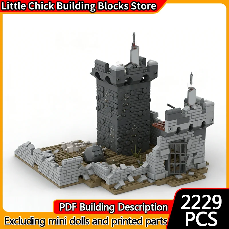 Средневековый замок, модель MOC, строительные кирпичи, разрушенный замок, модульная технология, детские праздничные подарки, сборные игрушки, костюм
Средневековый замок, модель MOC, строительные кирпичи, разрушенный замок, модульная технология, детские праздничные подарки, сборные игрушки, костюм
