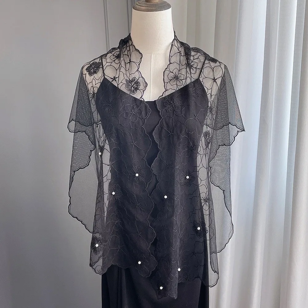 Fashion Embroidered Flower Women's Lace Scarf Shawl Elegant Casual Dresses Shawls Retro Long Sunscreen Shawl for Women
Fashion Embroidered Flower Women's Lace Scarf Shawl Elegant Casual Dresses Shawls Retro Long Sunscreen Shawl for Women