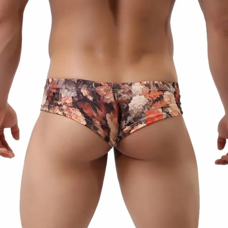 Mens Howe Ray Underwear Ice Silk Swim Trunks Bikini Print Low Rise Slim Fit Seamless Workout Short Leg Ropa Interior De Natacion
Mens Howe Ray Underwear Ice Silk Swim Trunks Bikini Print Low Rise Slim Fit Seamless Workout Short Leg Ropa Interior De Natacion