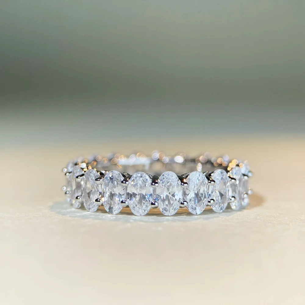 PT950 platinum pigeon egg ring - women's diamond-shaped rowed ring, multiple wear, versatile and suitable
PT950 platinum pigeon egg ring - women's diamond-shaped rowed ring, multiple wear, versatile and suitable