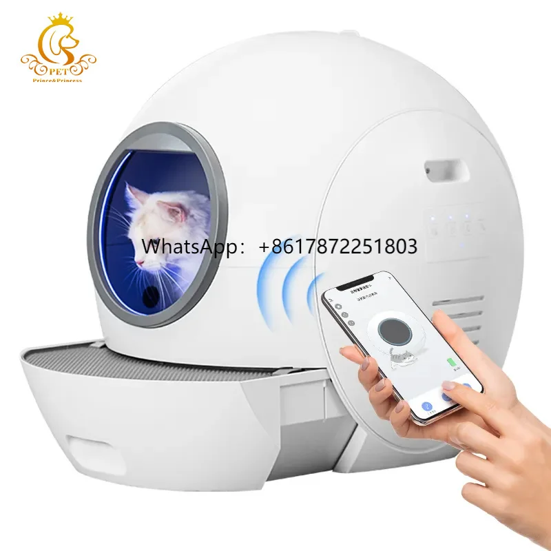 EURPET App Wifi Control Intelligent Smart Self Cleaning Large Capacity Cat Toilet App Remote Automatic Cat Box
EURPET App Wifi Control Intelligent Smart Self Cleaning Large Capacity Cat Toilet App Remote Automatic Cat Box
