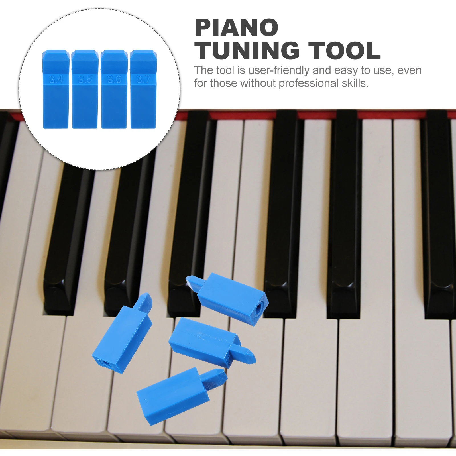 4 Pcs Piano Tuning Tool Hole Plug Mute Wedge Blue ABS Material Sound Stop Repair Kit Accessories Gr Piano Parts
4 Pcs Piano Tuning Tool Hole Plug Mute Wedge Blue ABS Material Sound Stop Repair Kit Accessories Gr Piano Parts