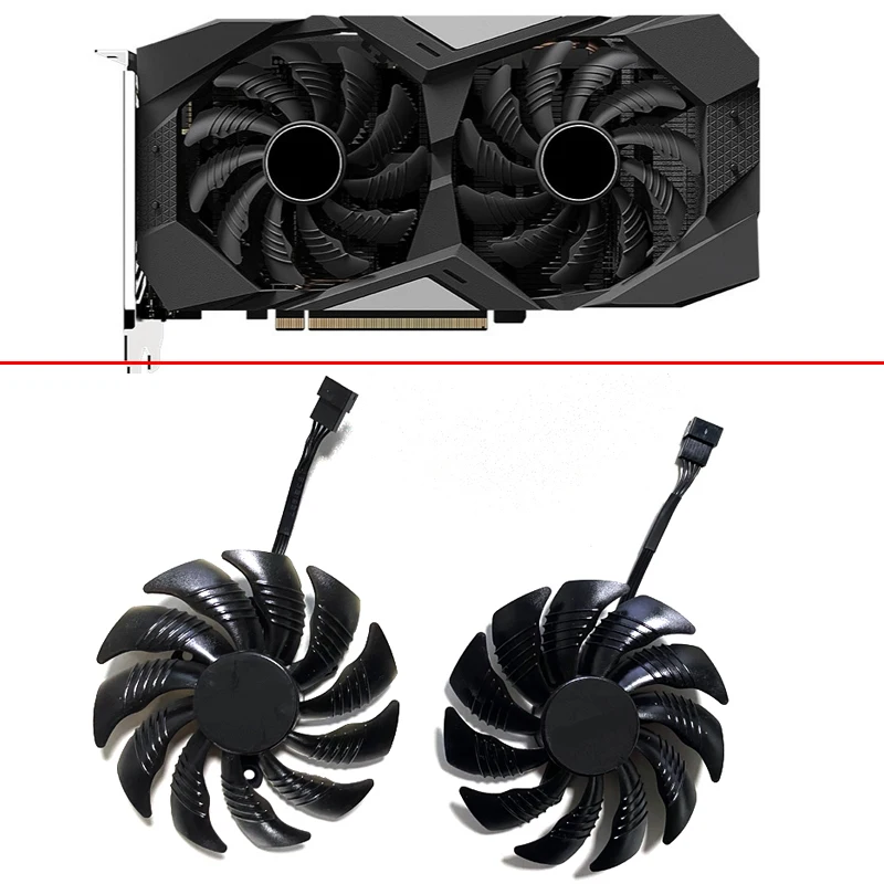 Вентилятор охлаждения для видеокарты Gigabyt GTX 1650 1660Ti, 2 шт., 87 мм, PLD09210S12HH T129215SU, 12 В постоянного тока, GTX1660 1660
Вентилятор охлаждения для видеокарты Gigabyt GTX 1650 1660Ti, 2 шт., 87 мм, PLD09210S12HH T129215SU, 12 В постоянного тока, GTX1660 1660