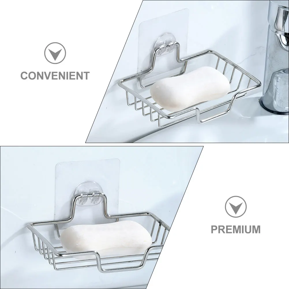 2pcs Stainless Steel Drain Rack Set for Bathroom Kitchen Holder Tray Sponge Storage Organizer Self-Draining Soap Box Rack
2pcs Stainless Steel Drain Rack Set for Bathroom Kitchen Holder Tray Sponge Storage Organizer Self-Draining Soap Box Rack